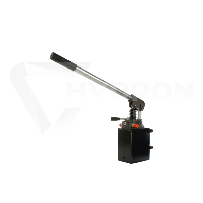 Przejdź do produktu Pompa hydrauliczna ręczna jednostronna 45cm3 ze zbiornikiem 5L