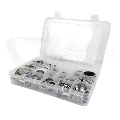 Przejdź do produktu Zestaw podkładek metalowo-gumowych 410 sztuk box