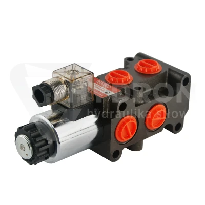 Elektrozawór dzielnik hydrauliczny 6/2 50L sterowany elektrycznie 24V (do Tura)