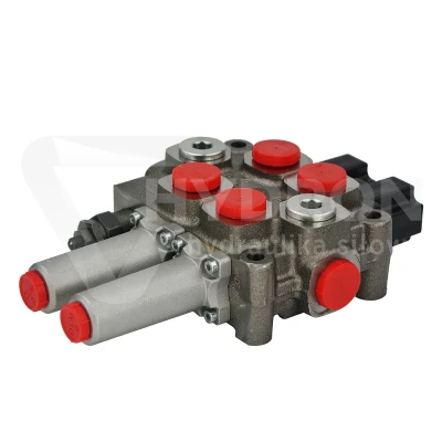 Rozdzielacz hydrauliczny 2 sekcyjny 60L/min sterowany linkami Galtech Q45