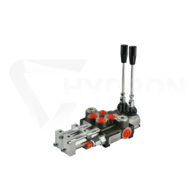 Rozdzielacz hydrauliczny 2 sekcyjny 40L sterowany pneumatycznie ( pneumatyczny )