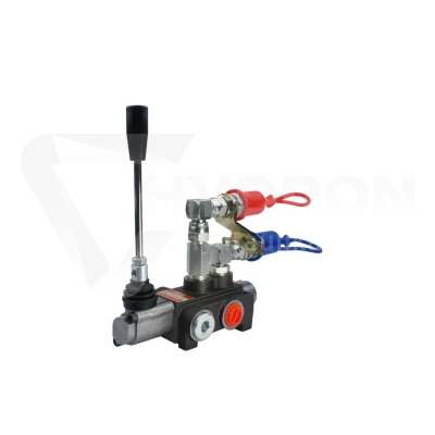 Rozdzielacz hydrauliczny 1 sekcyjny 40L z kompletem szybkozłączy wtyczek Euro