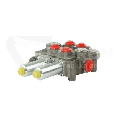 Przejdź do produktu Rozdzielacz hydrauliczny 2 sekcyjny 90L/min sterowany linkami Galtech Q75 z jedną sekcją pływającą