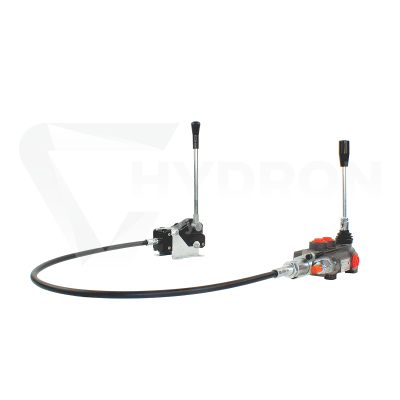 Przejdź do produktu Rozdzielacz hydrauliczny 1 sekcyjny 80L z dźwignią i linką 3m