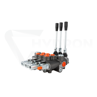 Przejdź do produktu Rozdzielacz hydrauliczny 3 sekcyjny 80L z dźwigniami