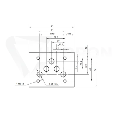 Elektrozawór 2-pozycyjny CETOP 5 NG10 12V (HA) Hydrolider