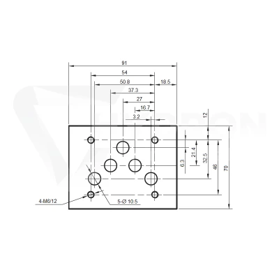 Elektrozawór 3-pozycyjny CETOP 5 NG10 12V (E) Hydrolider