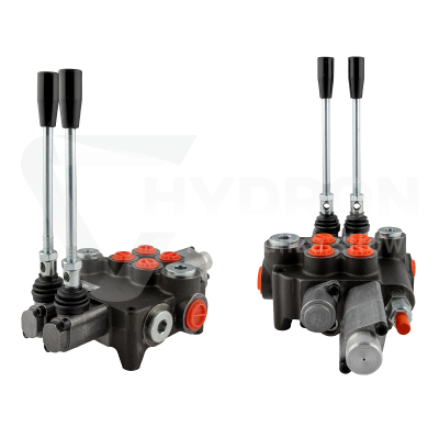 Przejdź do produktu Rozdzielacz hydrauliczny 2 sekcyjny 80L oryginalny do łuparki do drewna