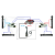 Zestaw hydrauliczny 4 sekcyjny: rozdzielacz 60L + dwa elektrozawory 6/2 + joystick z dwoma przyciskami + dwie linki 2,5m