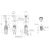 Zestaw hydrauliczny 4 sekcyjny: rozdzielacz 60L + dwa elektrozawory 6/2 + joystick z dwoma przyciskami + dwie linki 3m