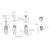 Zestaw hydrauliczny 4 sekcyjny: rozdzielacz 120L z sekcją pływającą + dwa elektrozawory 6/2 + joystick z dwoma przyciskami + dwie linki 1m