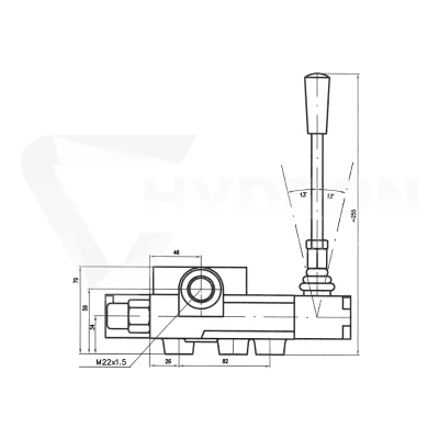 Rozdzielacz 3 sekcyjny polski 3RMS-10 Hydrotor