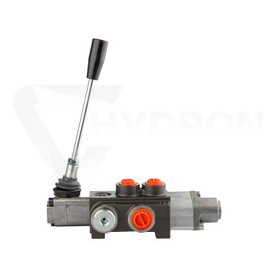 Rozdzielacz hydrauliczny 1 sekcyjny 40L z zatrzaskiem w jedną stronę do przodu