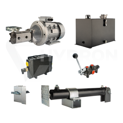Przejdź do produktu Hydraulika do łuparki do drewna moc łupania: 16 ton czas cyklu łupania: 17-20 sekund. Siłownik pompa silnik zbiornik 75 litrów rozdzielacz 1 sekcyjny dodatkowe chłodzenie