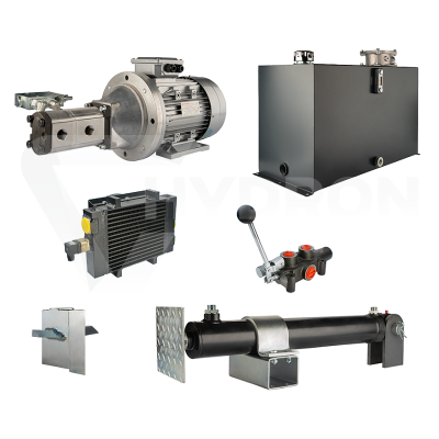 Przejdź do produktu Hydraulika do łuparki do drewna moc łupania: 16 ton czas cyklu łupania: 17-20 sekund. Siłownik pompa silnik zbiornik 100 litrów rozdzielacz 1 sekcyjny dodatkowe chłodzenie