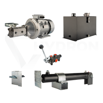 Przejdź do produktu Hydraulika do łuparki do drewna moc łupania: 19 ton czas cyklu łupania: 17-20 sekund. Siłownik pompa silnik zbiornik 75 litrów rozdzielacz 1 sekcyjny