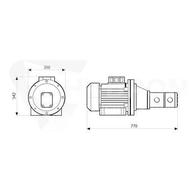 Hydraulika do łuparki do drewna moc łupania: 19 ton czas cyklu łupania: 17-20 sekund. Siłownik pompa silnik zbiornik 75 litrów rozdzielacz 1 sekcyjny