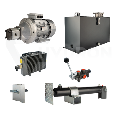Przejdź do produktu Hydraulika do łuparki do drewna moc łupania: 6 ton czas cyklu łupania: 9-12 sekund. Siłownik pompa silnik zbiornik 100 litrów rozdzielacz 1 sekcyjny dodatkowe chłodzenie