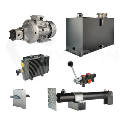 Przejdź do produktu Hydraulika do łuparki do drewna moc łupania: 6 ton czas cyklu łupania: 14-17 sekund. Siłownik pompa silnik zbiornik 100 litrów rozdzielacz 1 sekcyjny dodatkowe chłodzenie