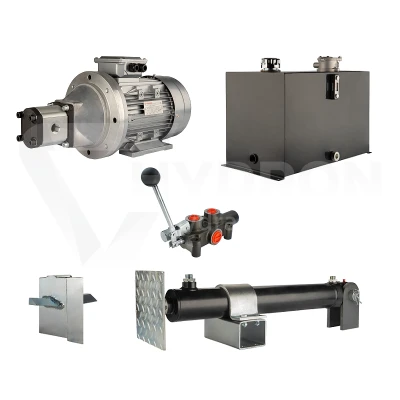 Hydraulika do łuparki do drewna moc łupania: 9 ton czas cyklu łupania: 11-14 sekund. Siłownik pompa silnik zbiornik 75 litrów rozdzielacz 1 sekcyjny