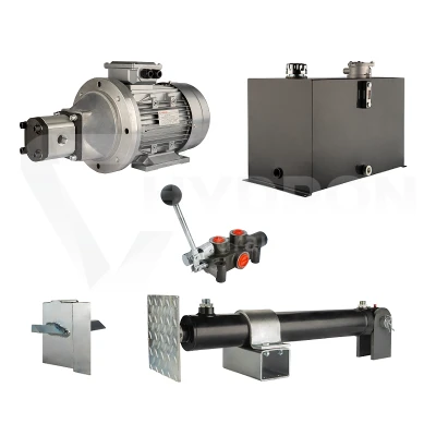 Hydraulika do łuparki do drewna moc łupania: 10 ton czas cyklu łupania: 9-12 sekund. Siłownik pompa silnik zbiornik 75 litrów rozdzielacz 1 sekcyjny