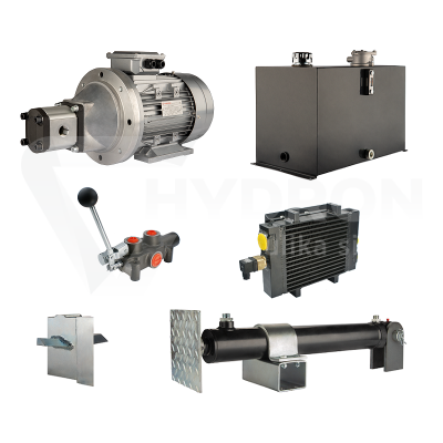 Przejdź do produktu Hydraulika do łuparki do drewna moc łupania: 10 ton czas cyklu łupania: 9-12 sekund. Siłownik pompa silnik zbiornik 75 litrów rozdzielacz 1 sekcyjny dodatkowe chłodzenie
