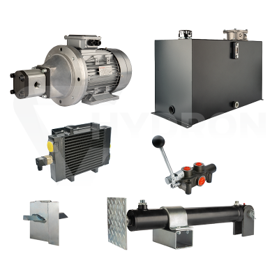 Przejdź do produktu Hydraulika do łuparki do drewna moc łupania: 10 ton czas cyklu łupania: 18-21 sekund. Siłownik pompa silnik zbiornik 100 litrów rozdzielacz 1 sekcyjny dodatkowe chłodzenie