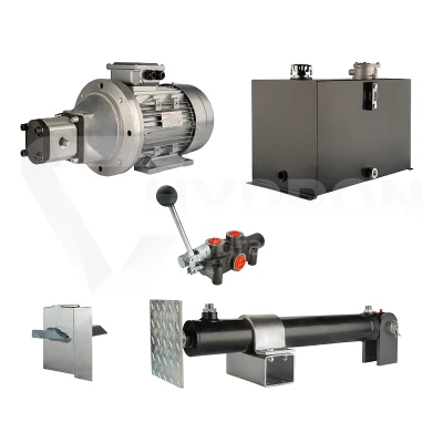 Hydraulika do łuparki do drewna moc łupania: 12 ton czas cyklu łupania: 9-12 sekund. Siłownik pompa silnik zbiornik 75 litrów rozdzielacz 1 sekcyjny