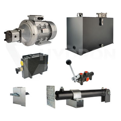 Przejdź do produktu Hydraulika do łuparki do drewna moc łupania: 12 ton czas cyklu łupania: 9-12 sekund. Siłownik pompa silnik zbiornik 100 litrów rozdzielacz 1 sekcyjny dodatkowe chłodzenie
