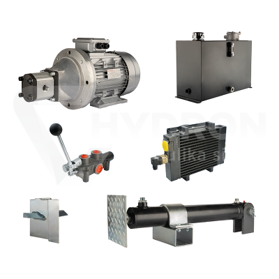 Przejdź do produktu Hydraulika do łuparki do drewna moc łupania: 12 ton czas cyklu łupania: 14-17 sekund. Siłownik pompa silnik zbiornik 45 litrów rozdzielacz 1 sekcyjny dodatkowe chłodzenie