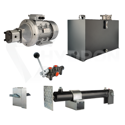 Przejdź do produktu Hydraulika do łuparki do drewna moc łupania: 12 ton czas cyklu łupania: 14-17 sekund. Siłownik pompa silnik zbiornik 100 litrów rozdzielacz 1 sekcyjny