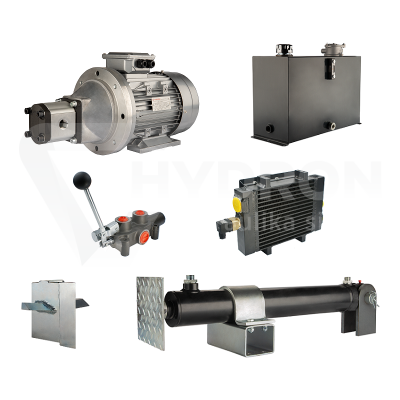 Przejdź do produktu Hydraulika do łuparki do drewna moc łupania: 16 ton czas cyklu łupania: 11-14 sekund. Siłownik pompa silnik zbiornik 45 litrów rozdzielacz 1 sekcyjny dodatkowe chłodzenie