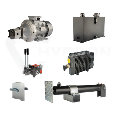 Przejdź do produktu Hydraulika do łuparki do drewna moc łupania: 5 ton czas cyklu łupania: 11-14 sekund. Siłownik pompa silnik zbiornik 45 litrów rozdzielacz 2 sekcyjny dodatkowe chłodzenie