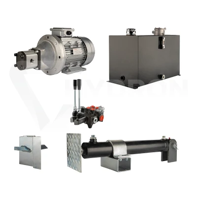 Hydraulika do łuparki do drewna moc łupania: 5 ton czas cyklu łupania: 11-14 sekund. Siłownik pompa silnik zbiornik 75 litrów rozdzielacz 2 sekcyjny