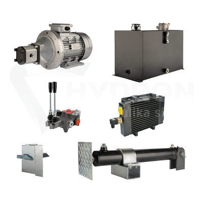 Przejdź do produktu Hydraulika do łuparki do drewna moc łupania: 5 ton czas cyklu łupania: 18-21 sekund. Siłownik pompa silnik zbiornik 75 litrów rozdzielacz 2 sekcyjny dodatkowe chłodzenie