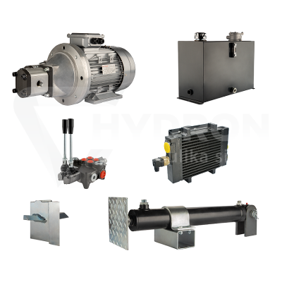 Przejdź do produktu Hydraulika do łuparki do drewna moc łupania: 6 ton czas cyklu łupania: 9-12 sekund. Siłownik pompa silnik zbiornik 45 litrów rozdzielacz 2 sekcyjny dodatkowe chłodzenie