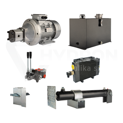 Przejdź do produktu Hydraulika do łuparki do drewna moc łupania: 6 ton czas cyklu łupania: 9-12 sekund. Siłownik pompa silnik zbiornik 75 litrów rozdzielacz 2 sekcyjny dodatkowe chłodzenie