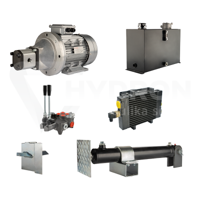 Przejdź do produktu Hydraulika do łuparki do drewna moc łupania: 7 ton czas cyklu łupania: 11-14 sekund. Siłownik pompa silnik zbiornik 45 litrów rozdzielacz 2 sekcyjny dodatkowe chłodzenie