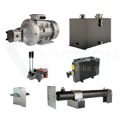 Przejdź do produktu Hydraulika do łuparki do drewna moc łupania: 7 ton czas cyklu łupania: 11-14 sekund. Siłownik pompa silnik zbiornik 75 litrów rozdzielacz 2 sekcyjny dodatkowe chłodzenie