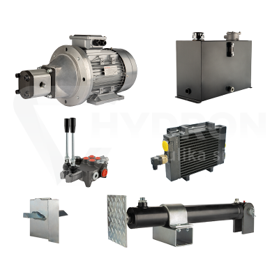 Przejdź do produktu Hydraulika do łuparki do drewna moc łupania: 8 ton czas cyklu łupania: 9-12 sekund. Siłownik pompa silnik zbiornik 45 litrów rozdzielacz 2 sekcyjny dodatkowe chłodzenie