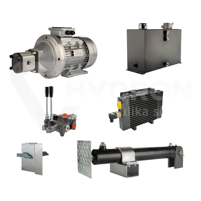 Przejdź do produktu Hydraulika do łuparki do drewna moc łupania: 8 ton czas cyklu łupania: 14-17 sekund. Siłownik pompa silnik zbiornik 45 litrów rozdzielacz 2 sekcyjny dodatkowe chłodzenie