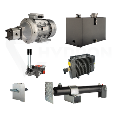 Przejdź do produktu Hydraulika do łuparki do drewna moc łupania: 9 ton czas cyklu łupania: 11-14 sekund. Siłownik pompa silnik zbiornik 75 litrów rozdzielacz 2 sekcyjny dodatkowe chłodzenie