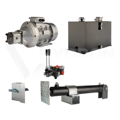 Przejdź do produktu Hydraulika do łuparki do drewna moc łupania: 12 ton czas cyklu łupania: 9-12 sekund. Siłownik pompa silnik zbiornik 75 litrów rozdzielacz 2 sekcyjny