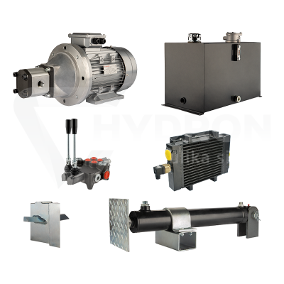 Przejdź do produktu Hydraulika do łuparki do drewna moc łupania: 12 ton czas cyklu łupania: 9-12 sekund. Siłownik pompa silnik zbiornik 75 litrów rozdzielacz 2 sekcyjny dodatkowe chłodzenie