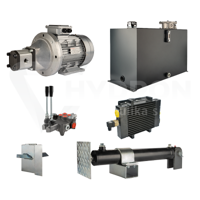 Przejdź do produktu Hydraulika do łuparki do drewna moc łupania: 12 ton czas cyklu łupania: 9-12 sekund. Siłownik pompa silnik zbiornik 100 litrów rozdzielacz 2 sekcyjny dodatkowe chłodzenie
