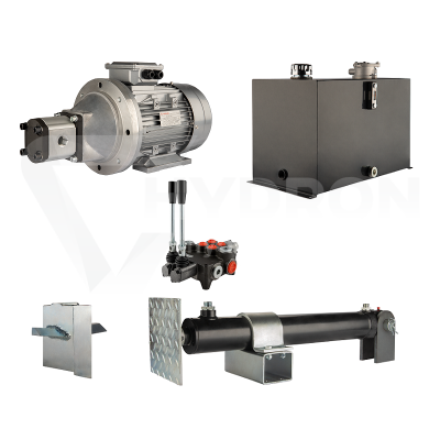 Przejdź do produktu Hydraulika do łuparki do drewna moc łupania: 12 ton czas cyklu łupania: 11-14 sekund. Siłownik pompa silnik zbiornik 75 litrów rozdzielacz 2 sekcyjny