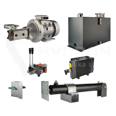 Przejdź do produktu Hydraulika do łuparki do drewna moc łupania: 12 ton czas cyklu łupania: 17-20 sekund. Siłownik pompa silnik zbiornik 100 litrów rozdzielacz 2 sekcyjny dodatkowe chłodzenie