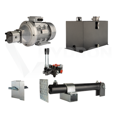 Przejdź do produktu Hydraulika do łuparki do drewna moc łupania: 12 ton czas cyklu łupania: 18-21 sekund. Siłownik pompa silnik zbiornik 75 litrów rozdzielacz 2 sekcyjny