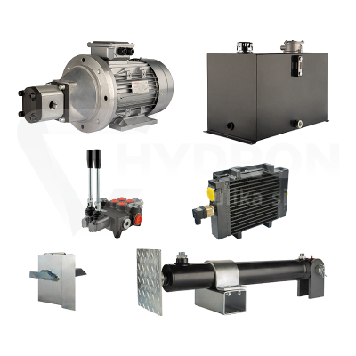 Przejdź do produktu Hydraulika do łuparki do drewna moc łupania: 12 ton czas cyklu łupania: 18-21 sekund. Siłownik pompa silnik zbiornik 75 litrów rozdzielacz 2 sekcyjny dodatkowe chłodzenie