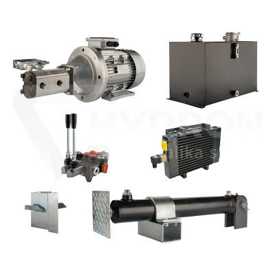 Przejdź do produktu Hydraulika do łuparki do drewna moc łupania: 14 ton czas cyklu łupania: 12-16 sekund. Siłownik pompa silnik zbiornik 75 litrów rozdzielacz 2 sekcyjny dodatkowe chłodzenie